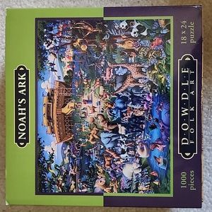 Dowdle Folk Art Noah's Ark 1000 piece puzzle
